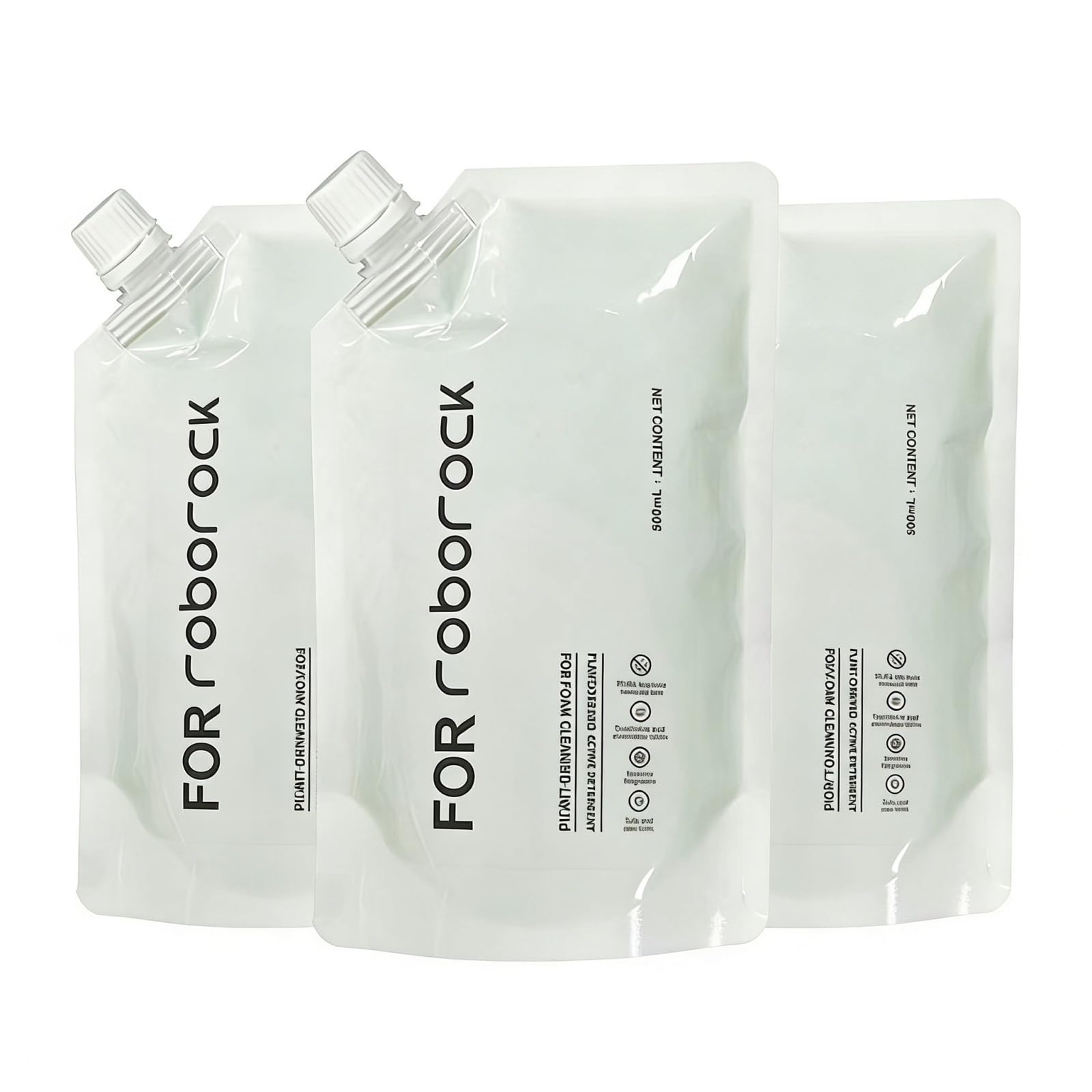500 Ml (16.9 Fl Oz) Líquido De Limpieza Para Suelos. Compatible Para Roborock. Solución De Limpieza Para Todas Las Series(3pcs)