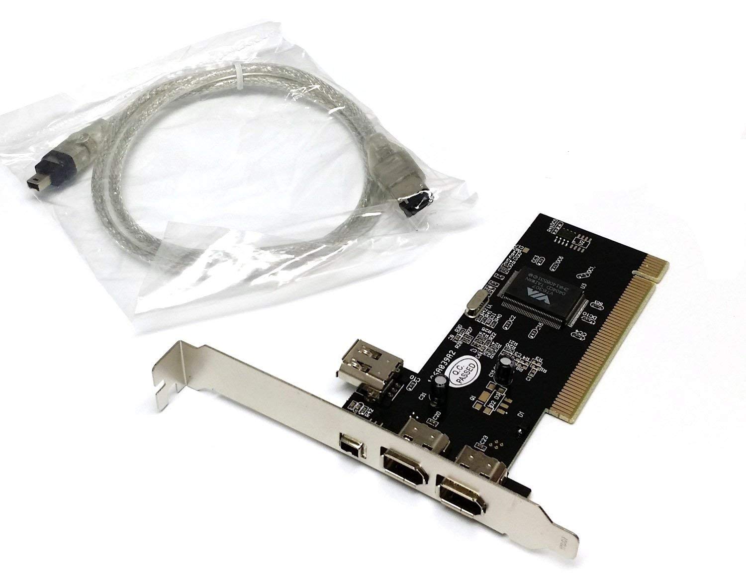 PremiumAV PCI Firewire Card – 3 Ports IEEE 1394 High-Speed Firewire 400 Adapter for PC, Ideal for Digital Cameras, External Drives, and More-image-5