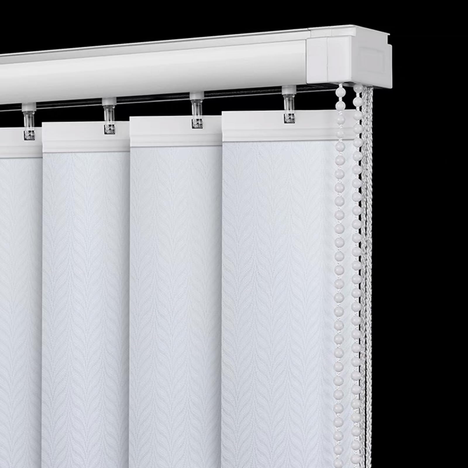 X1ngfu Light Blackout Vertical Blinds Window Shades,Interiors Polyester Fabric Vertical Blind, Filtering Semi-Privacy Vertical Window Blinds,Customizable Color,Width X Height (130Cm X 200Cm(51In X 78.7In))