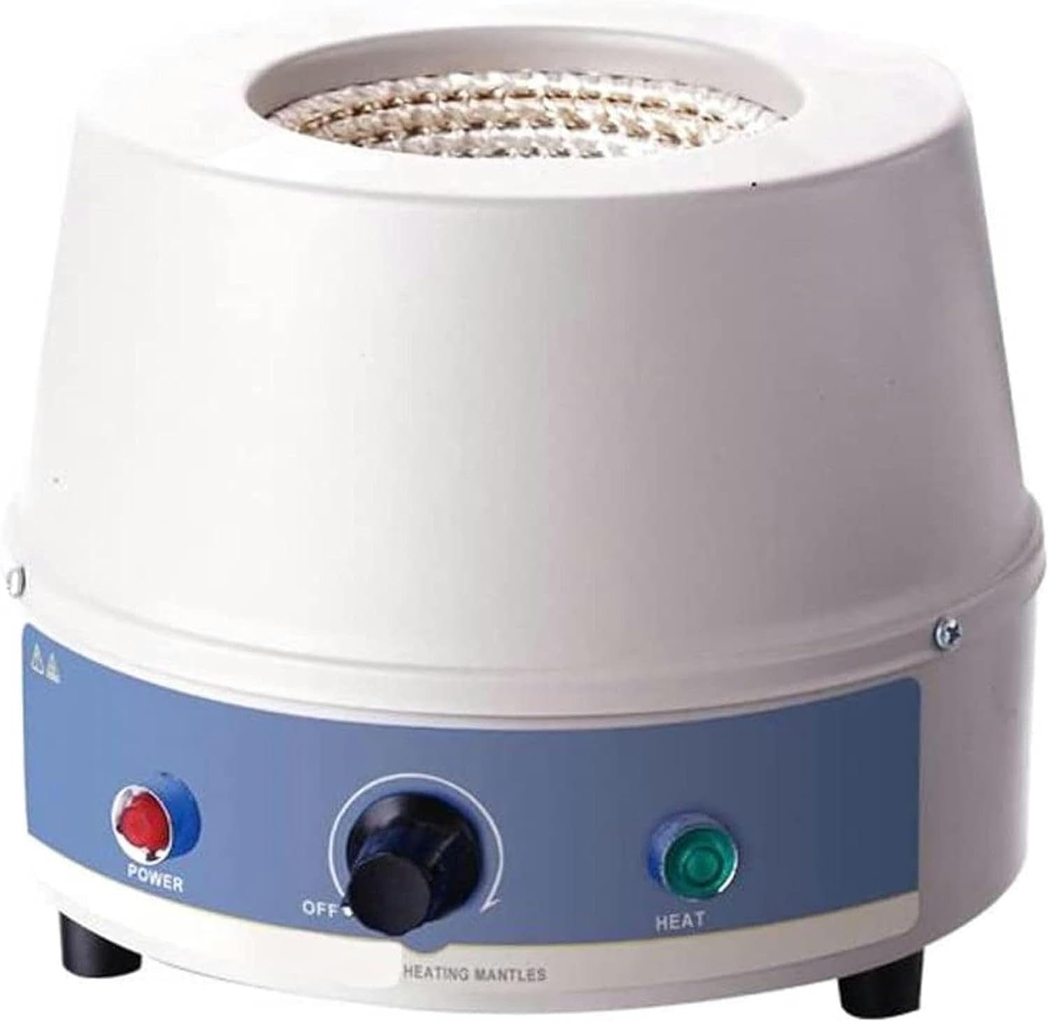 Digital Heating Mantle, Lab Magnetic Stirring Heating Mantle with Magnetic Stirrer, Digital Temperature Control, 2L Capacity, 100-2400W, for Lab Liquid Heating, Stirring