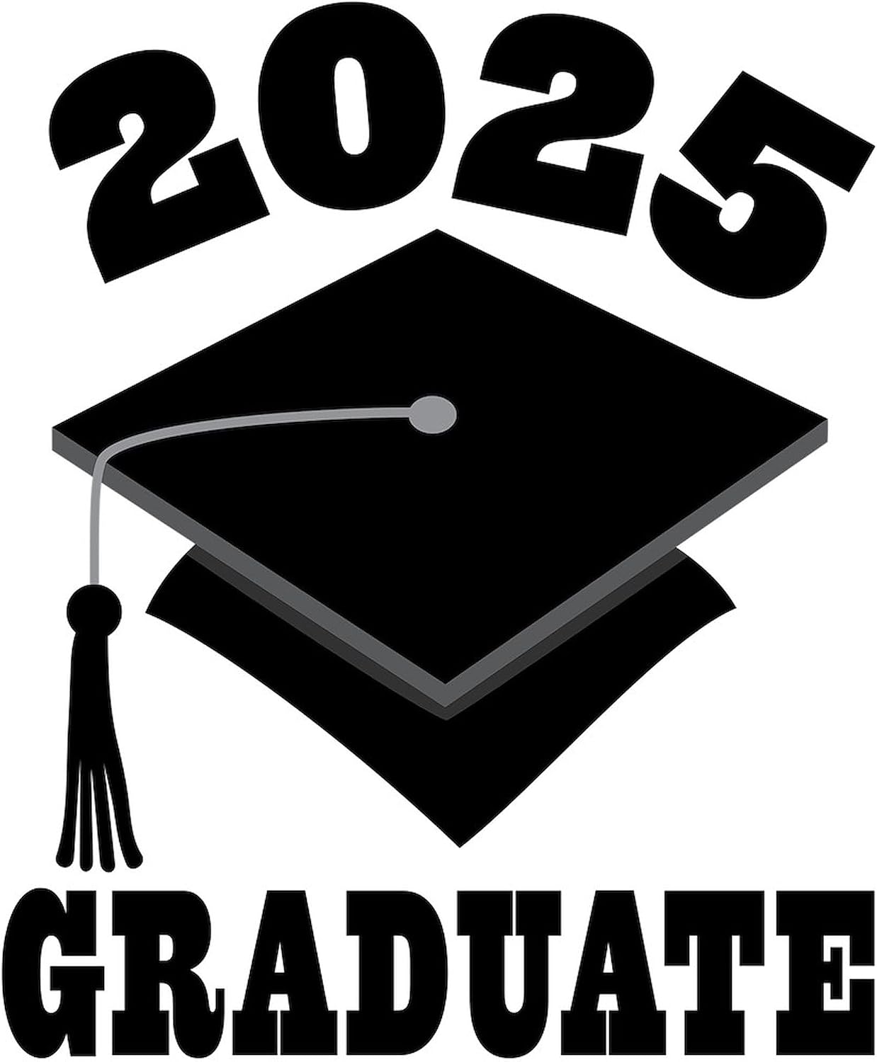 CafePress Class of 2025 Graduate Hat 30"x60" Absorbent Cotton Back, Soft Beach, Pool Towel