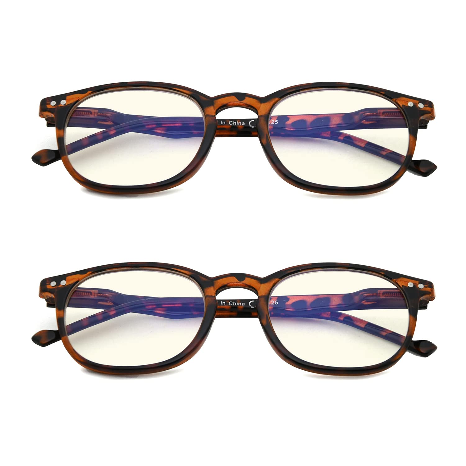 Eyekepper Blue Light Blocking Reading Glasses for Men Women Vintage Readers