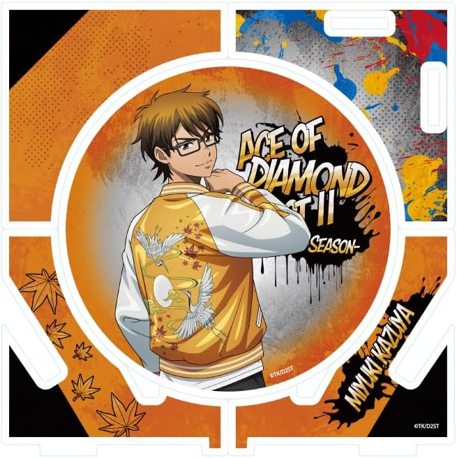 TV Anime A actII Second Season 03 Miyoku Ichiya Skagan Version. [Illustration] Acrylic Coaster