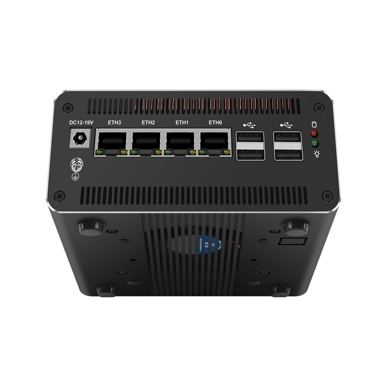 Micro Firewall Appliance, Mini PC, PFSense, Mikrotik, OPNsense, VPN, Router PC, Ultra 7 Processor 155H, RJ69, 4 x 2.5GbE I226-V, Type-C USB4, TF, DP, HDMI, 96G RAM, 1TB SSD