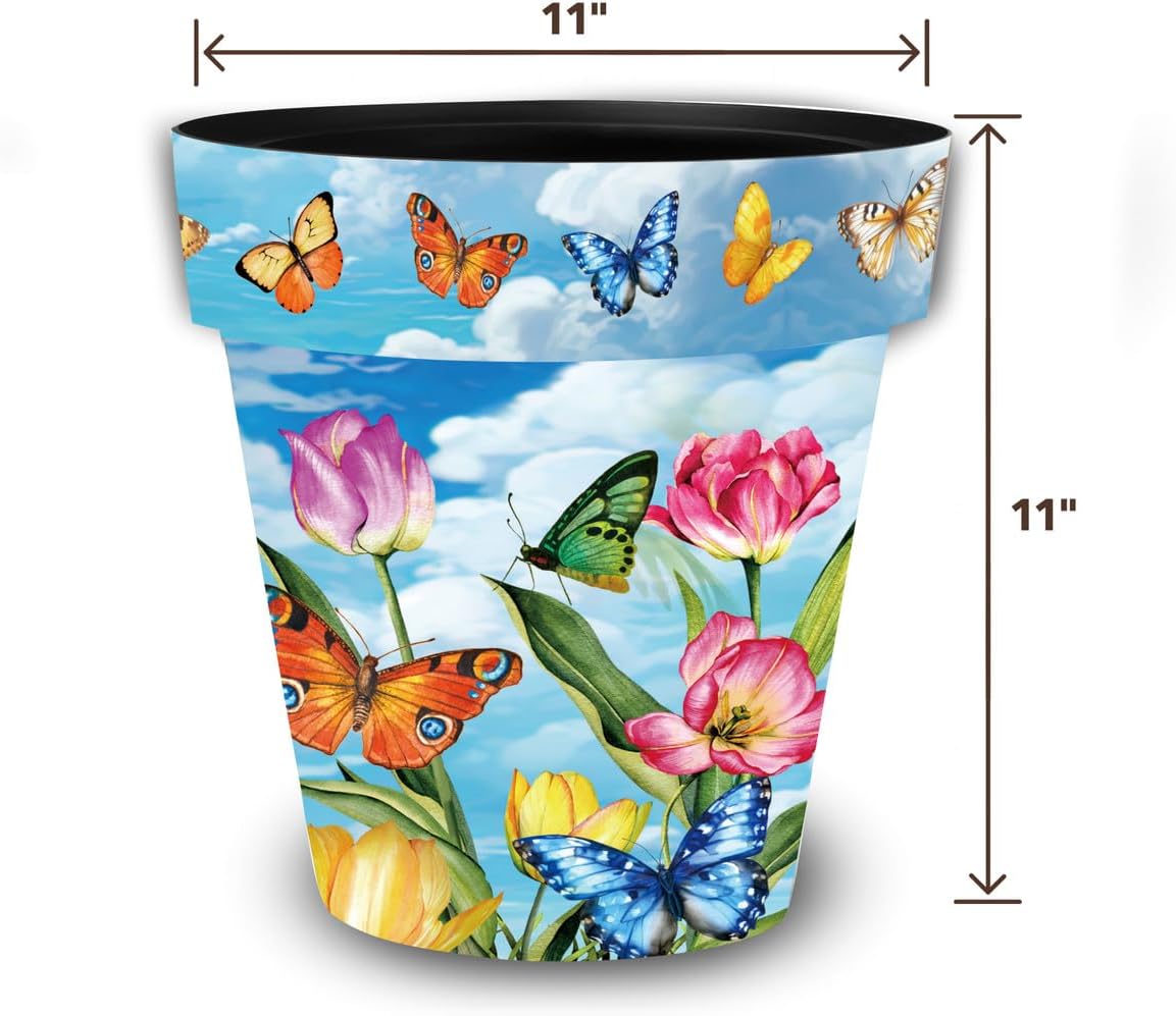 Briarwood Lane Sunshine Butterflies Medium Planter