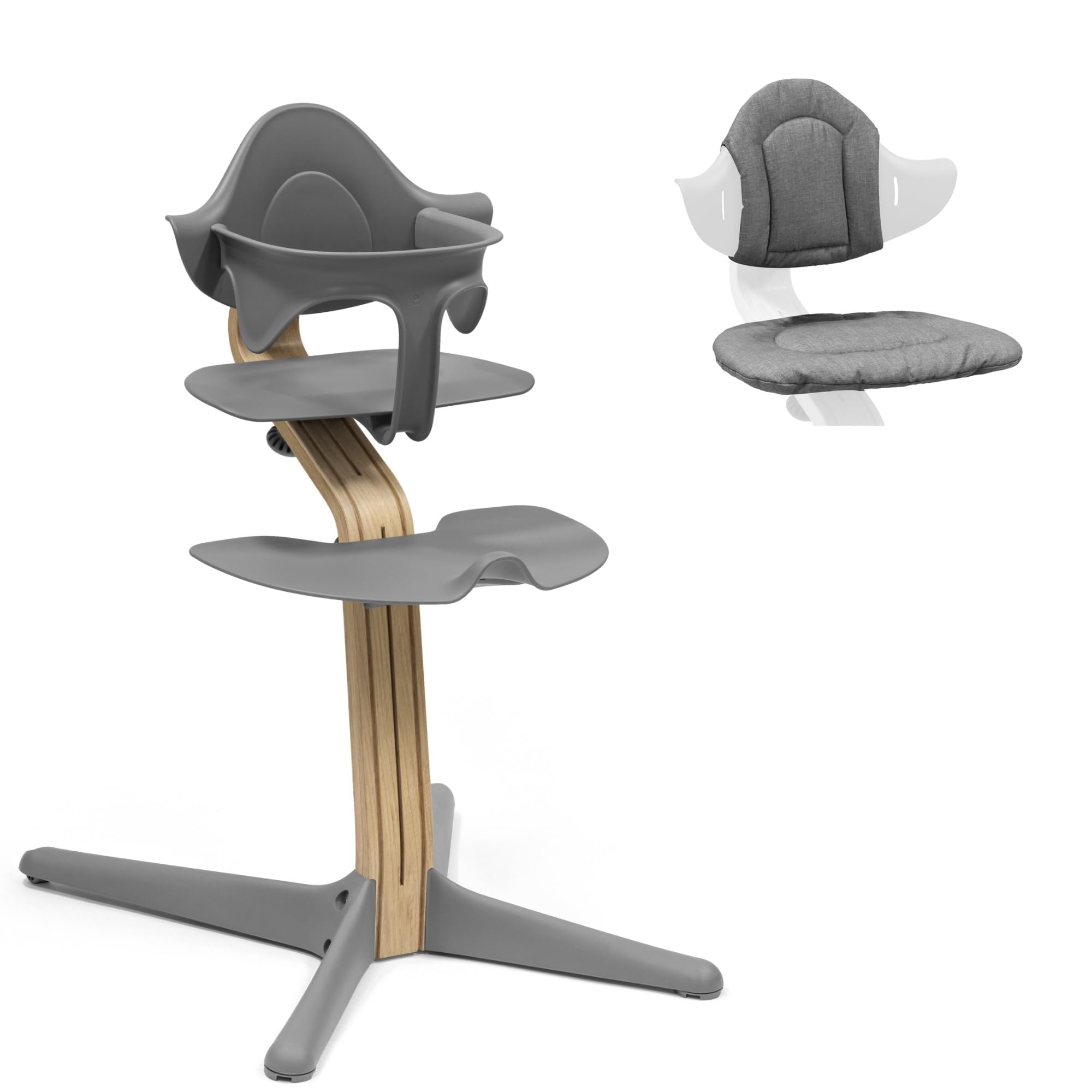 ★美品★ STOKKE NOMI ストッケ ノミチェア ナチュラル グレー Amazon | Stokke(ストッケ)【公式】【セット商品】ノミ チェア (チェア