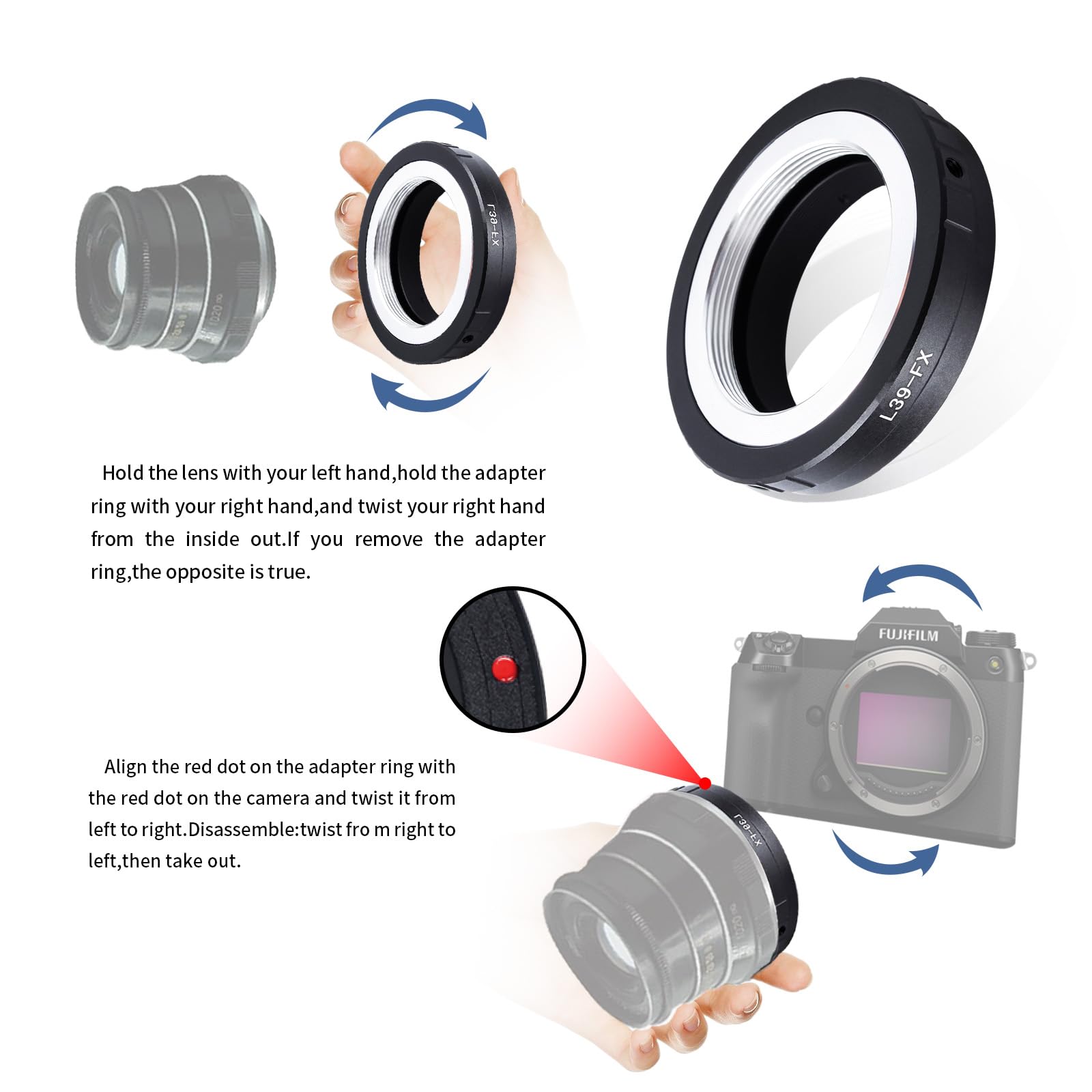 Urth Objektivadapter: Kompatibel Mit Leica M Objektiv Und Fujifilm