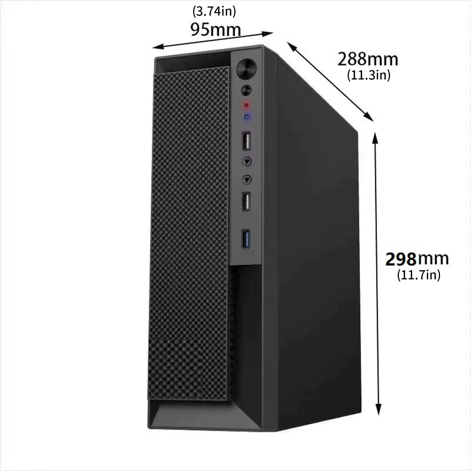 Computer ITX in metallo per una dissipazione del calore efficiente e postazioni di lavoro compatte Custodia desktop piccola MATX