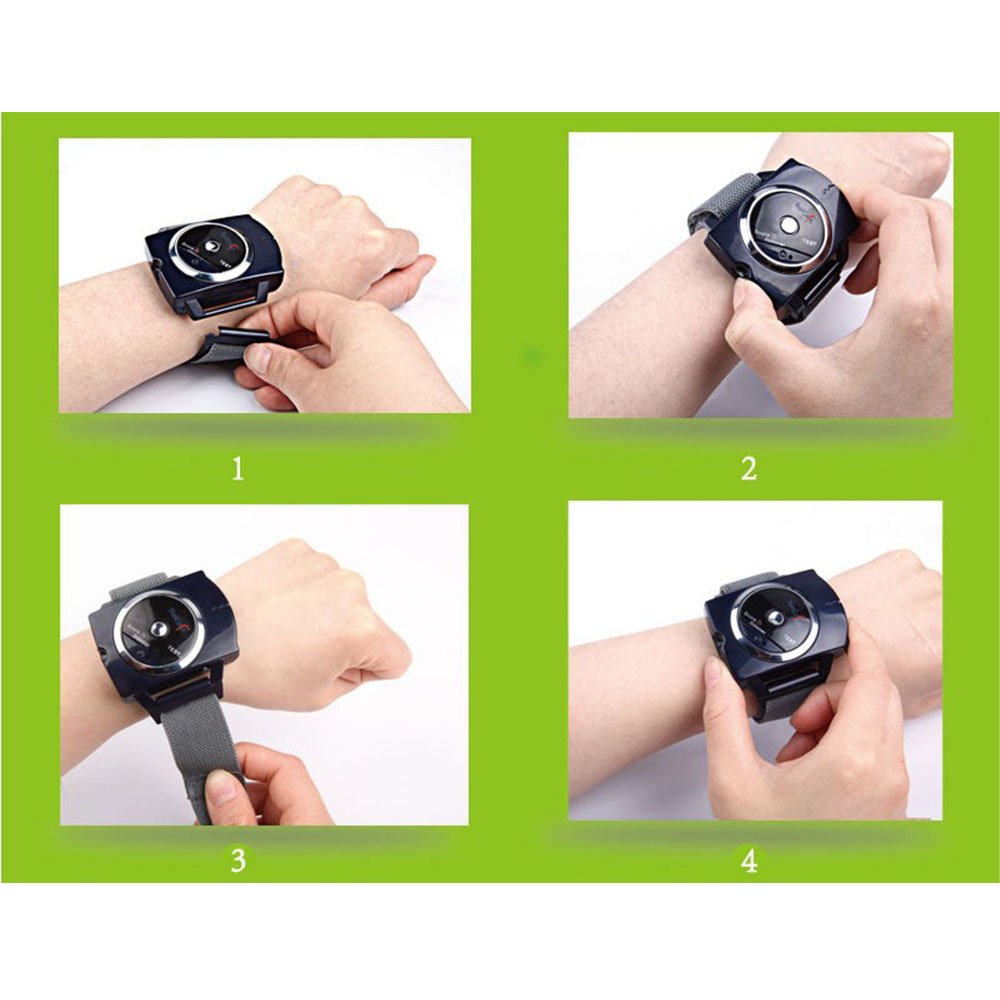 Bracelet Anti Ronflement Silence Sleeper Montre Anti Ronflement Silence Sleeper Electronique Infrarouge Massage Biosensor Montre Infrarouge Physiothérapie