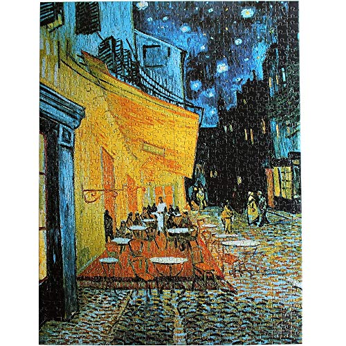 Moruska Cafe Terrace At Night By Vincent Van Gogh Jigsaw Puzzle 1000 Piece Art Puzzles For Adults thumb #3