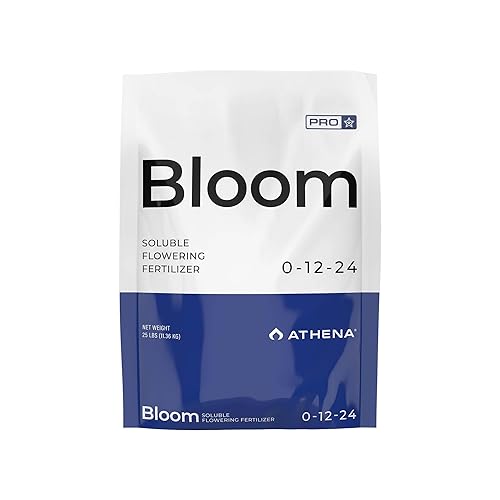 Athena Pro Bloom Booster, fertilizante totalmente soluble para plantas con flores, nutrientes hidropónicos, sin sedimentos - 25 lb | PRO-BL-25B