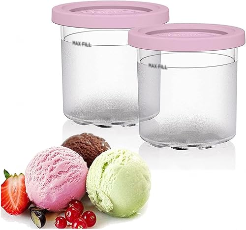 EVANEM 246 recipientes de crema, para recipientes de crema de helado Ninja, enfriador de pintas de helado de 16 onzas herméticas y a prueba de hojas disponible en Yaxa Peru