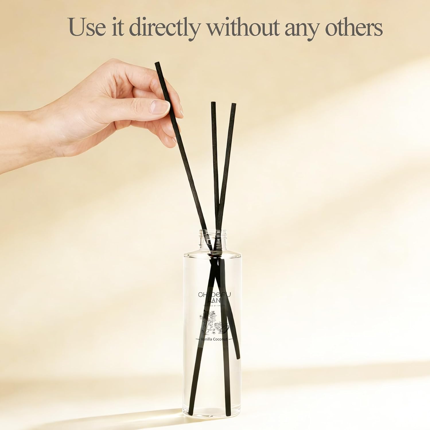 Chloefu LAN Morrocan Amber Scented Oil Diffuser Refill 6.76 fl oz Natural Essential Oil - Best for Home Bathroom Shelf Decor, 0% Alcohol, Unique Blend to Promote Sleep & Relieve Stress - Image 4