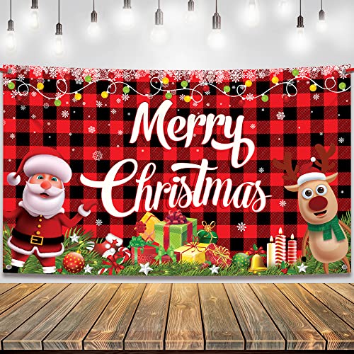 HOWAF Grande Natale Striscione per Natale Decorazione di Esterno