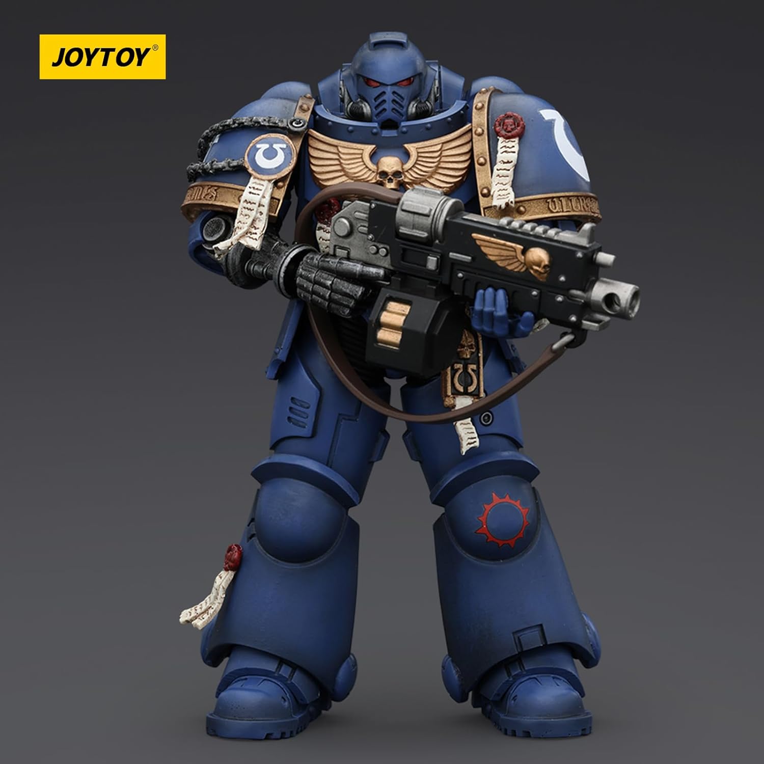 JOYTOY Warhammer 40k Space Marine 2, Uitramarines Brother Chairon 1/18 Action Figure Collect Models, Dedicated to You Who Love Collecting
