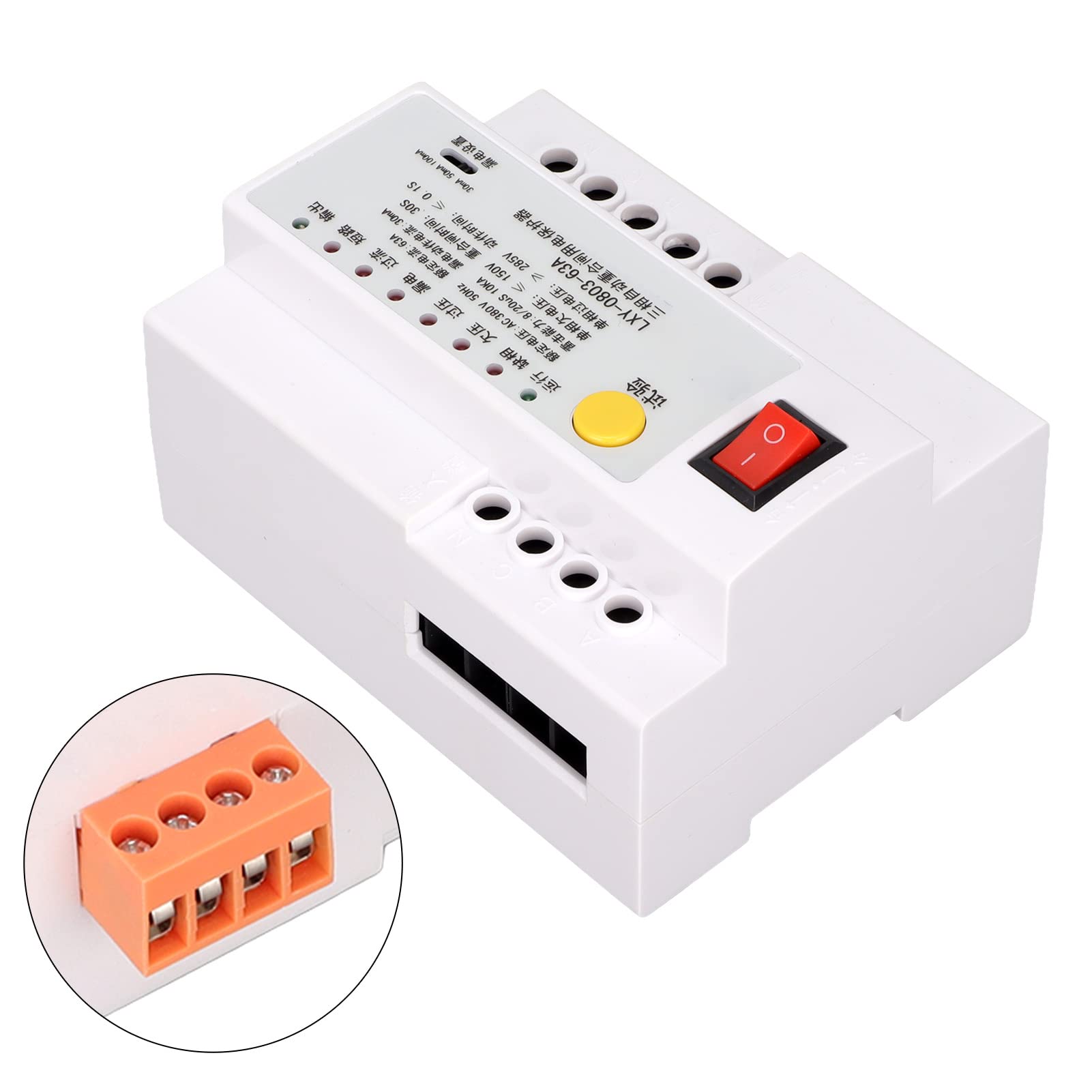 Ejoyous Miniaturschutzschalter 3 Phasen, 32A 380V