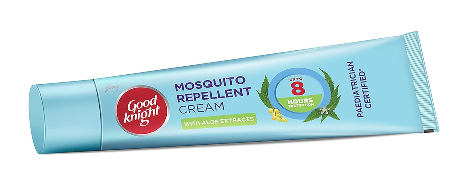 Good Knight Mosquito Repellent Cream with Aloe Extracts, 50g Amazon