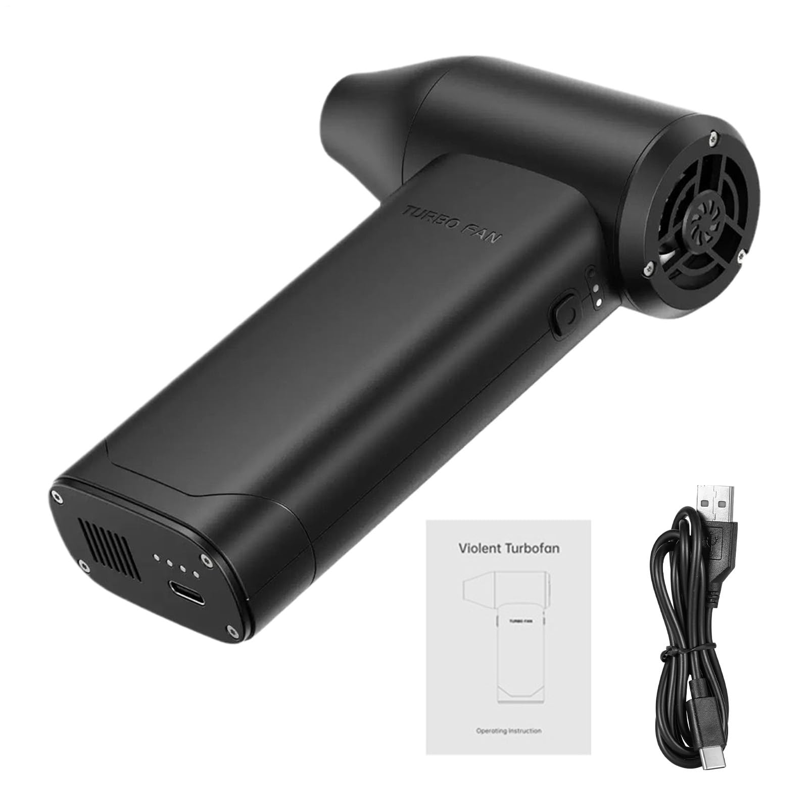 Soffiatore Senza Fili,Soffiatore Elettrico Portatile Senza Fili Ricaricabile | Per Polvere - per Pulizia Computer Elettronica Auto Golf Detailing PC Casa e Attrezzature