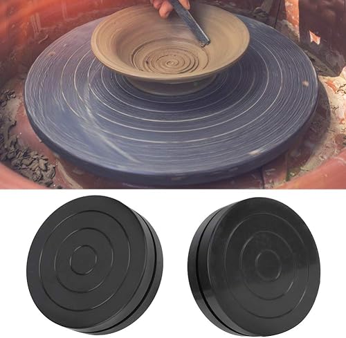 Miniatura 2 de Rueda de escultura, rueda pequeña de 4.5 pulgadas, rueda giratoria de cerámica, herramienta de cerámica para proyectos de pulverización de pintura y