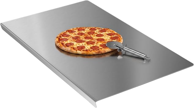 Stainless Steel Cutting Board, Extra Large Metal Cutting Board with Lip