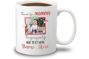 11 oz 15 oz Personalized Baby Photo And Name White Ceramic Mugs