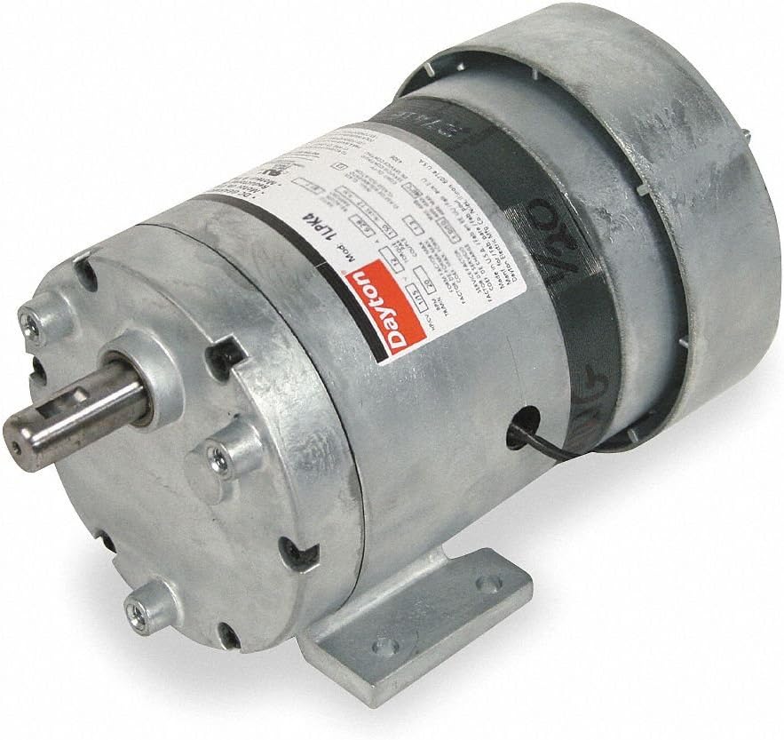 Dayton 1LPN6 AC Parallel Shaft PSC Gear Motor, 7 RPM, 1/20 hp, 115V, 60 Hz