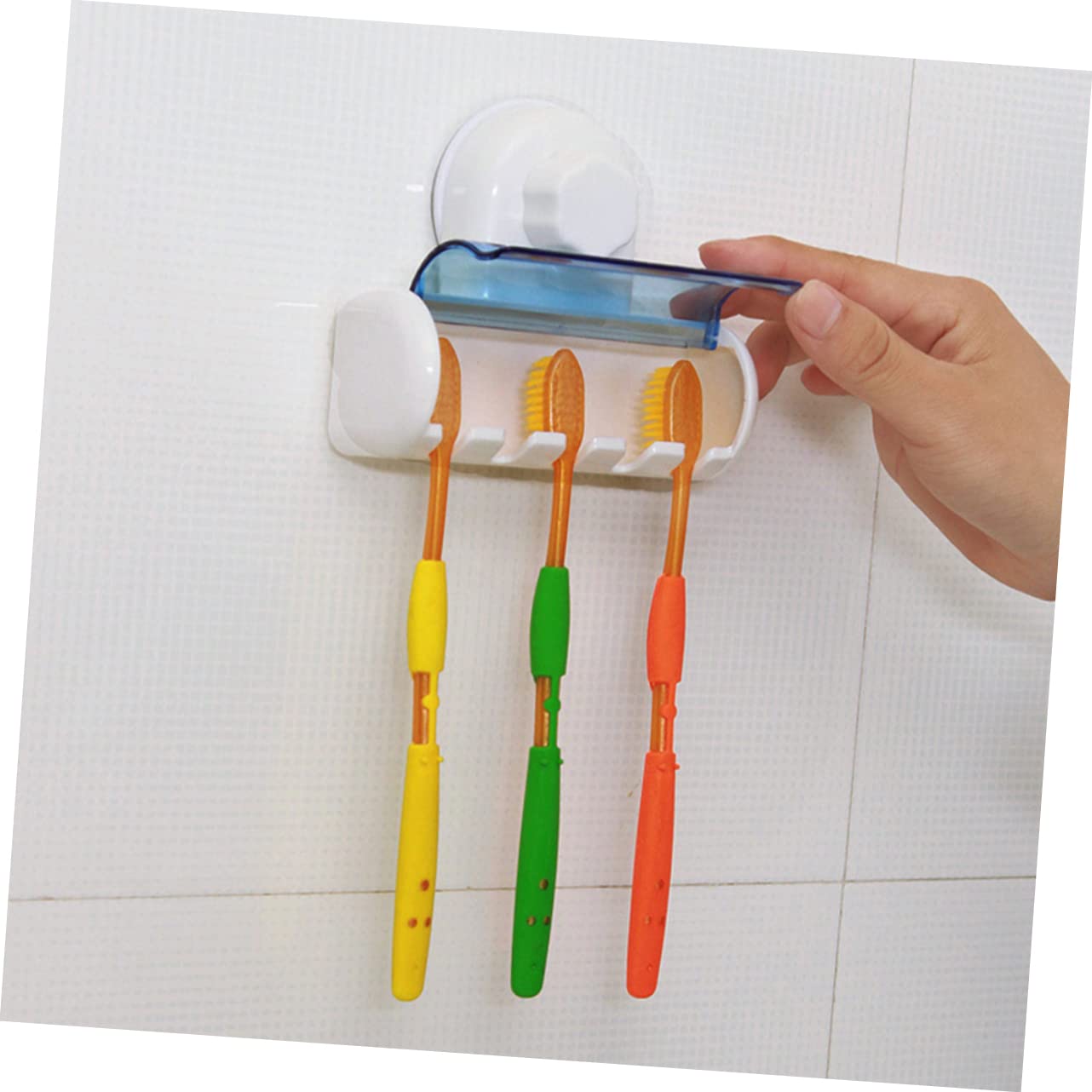 ULTECHNOVO 3pezzi Organizer Per Spazzolini Portaspazzolino Con Design e Facile Installazione Per e