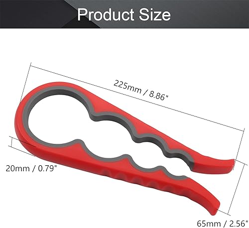 Miniatura 2 de Utoolmart Abridor de botellas con mango de silicona, 4 en 1 abrebotellas multifuncional, conveniente para niños, ancianos y pacientes con artritis