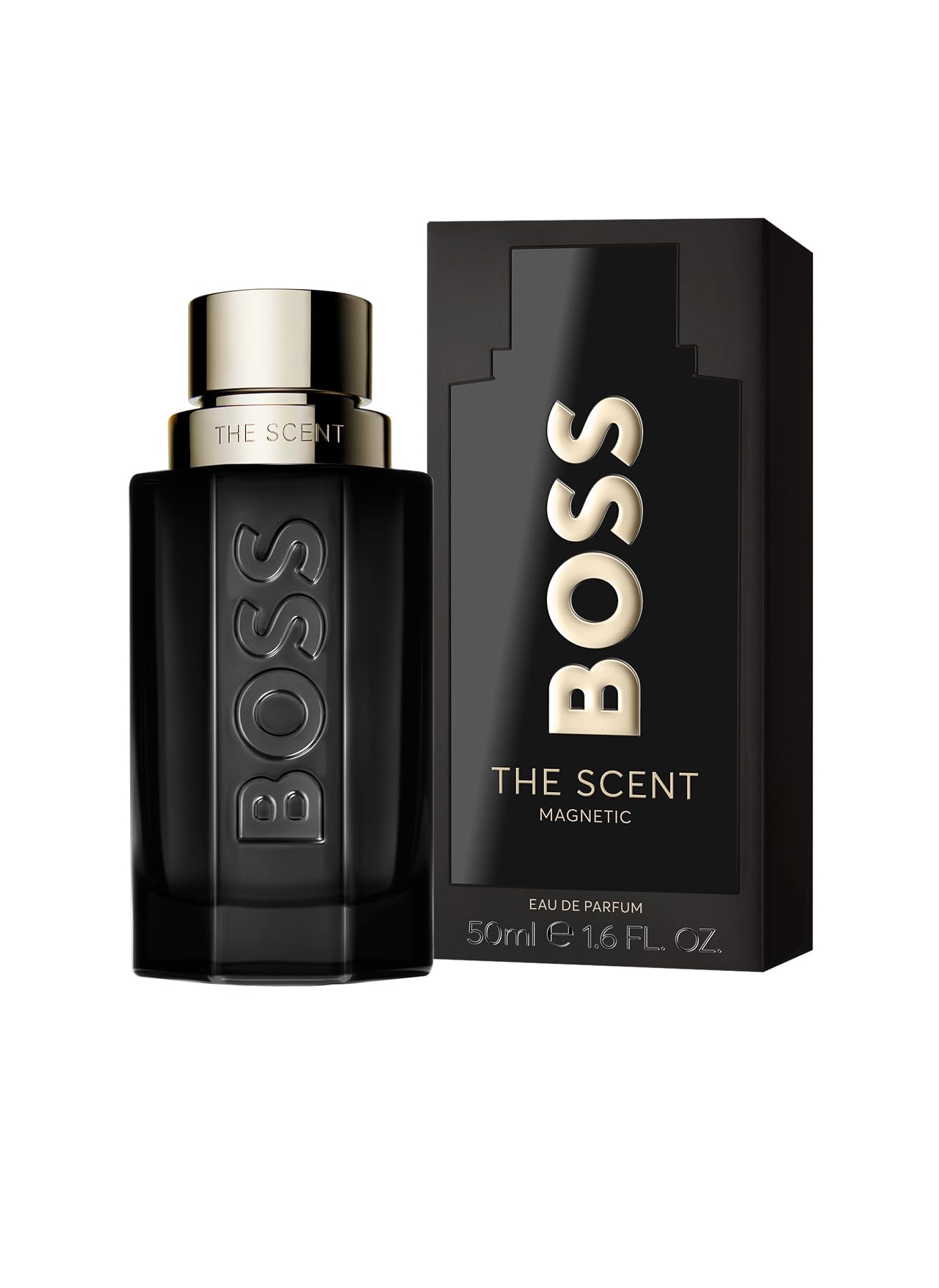 BOSS The Scent Magnetic - Eau de Parfum for Him - Ambery & Fruity Fragrance with Notes of Maninka Fruit, Bran Absolute and Vanilla - High Longevity