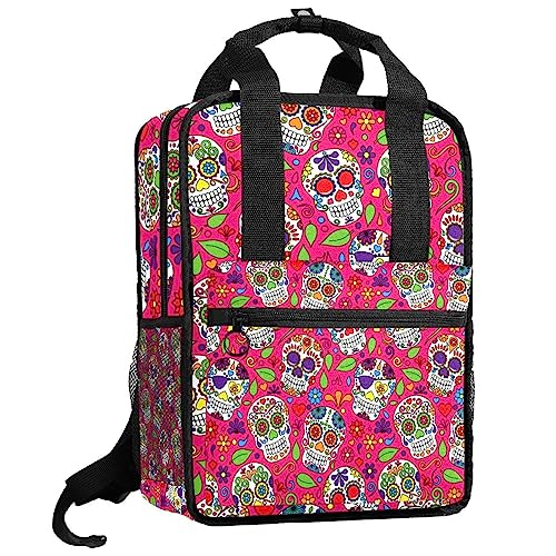 Sac à dos pour garçons contre le mal de dos motif tête de mort