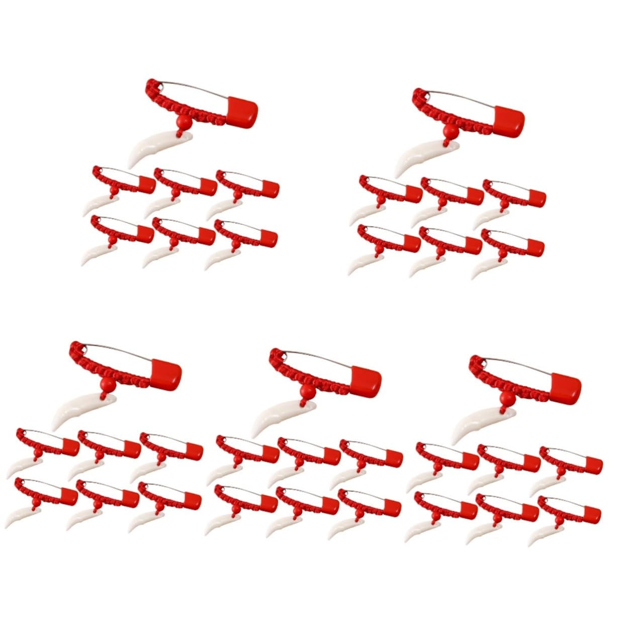 Lurrose 40pièces Épingles De Sécurité pour Bébés Inoxydable Décoratives Et Pratiques pour Couches avec Finition Lisse Et Réutilisables