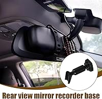 Vista 4 de GLEAVI Soporte de espejo retrovisor ajustable para cámara de salpicadero, seguridad mejorada del vehículo, fácil instalación, soporte de espejo