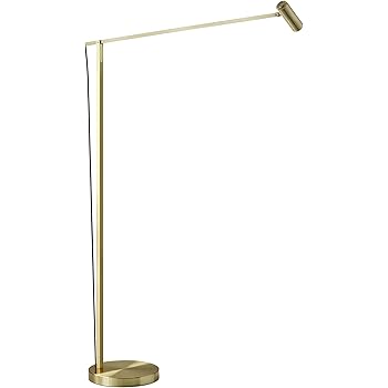 brushed gold floor lamp