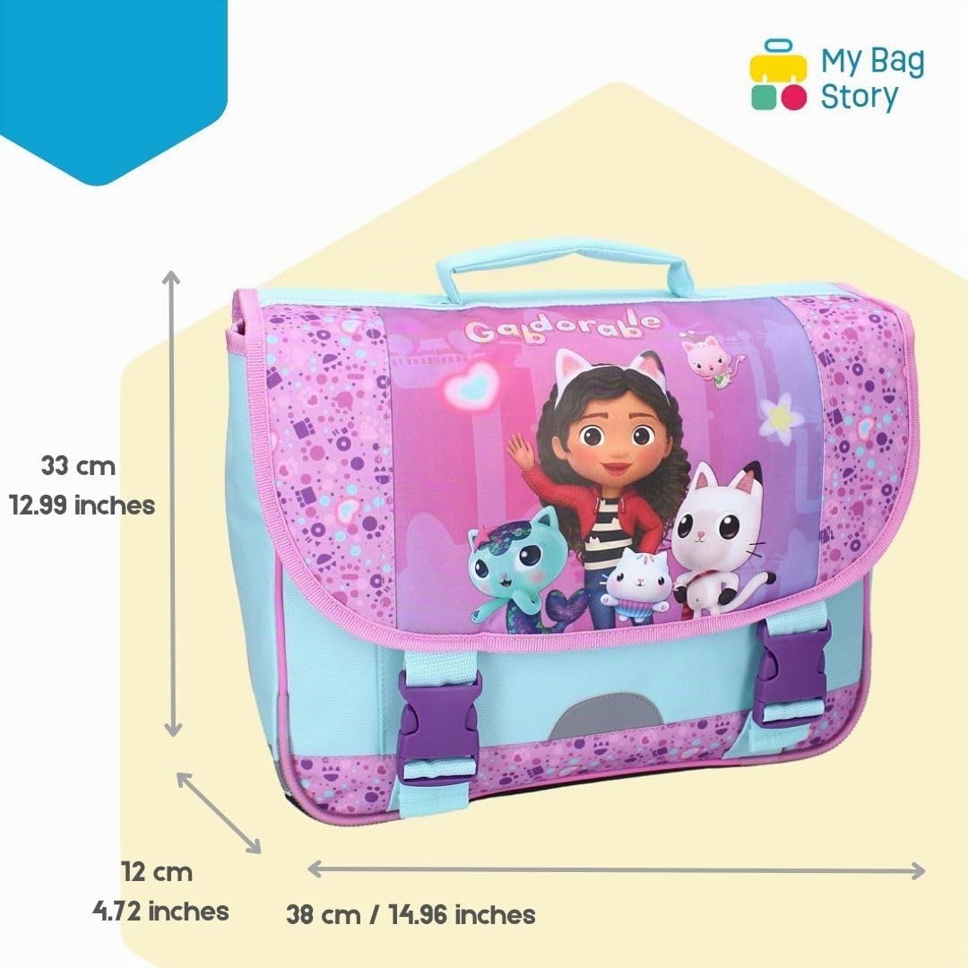 mybagstory - Cartable Gabby’s Dollhouse Fille 38x33x12 cm