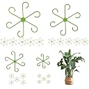 20 Pack Plant Support Clips for Climbing Plants 6 Claw Plastic Stem Holders Durable Plant Support Rings for Vines Creepers Indoor Outdoor Gardening Wall Fixing Plant Supports gallery image