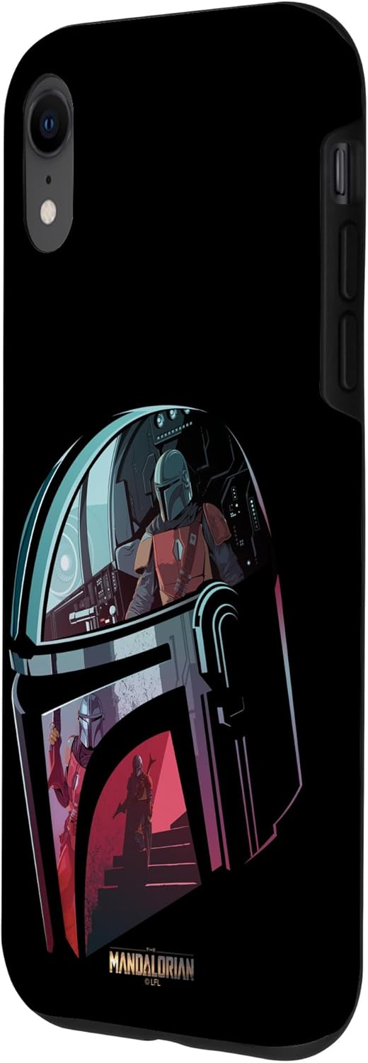 iPhone XR Star Wars: The Mandalorian Helmet Fill Case