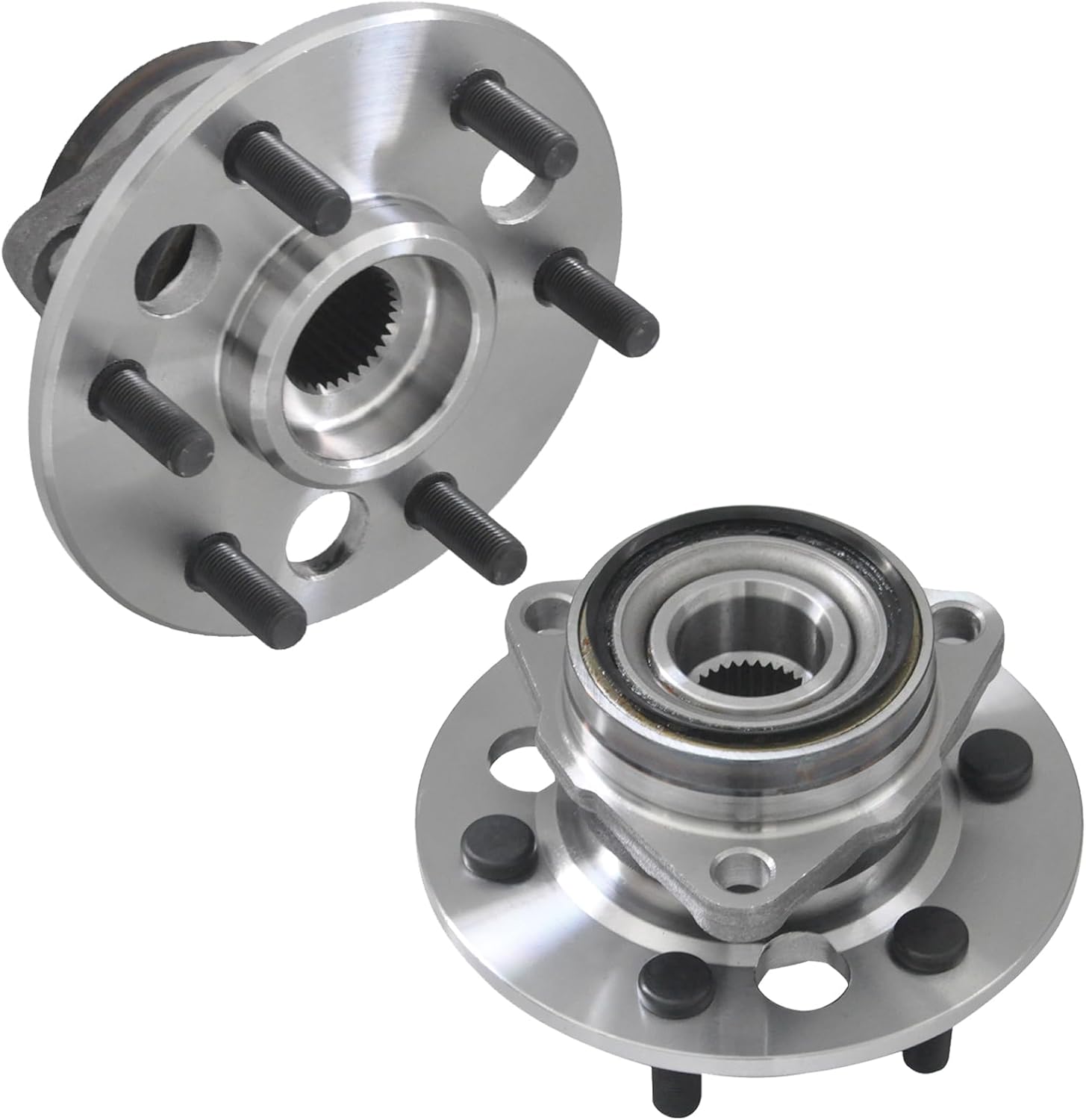 IRONTEK 515002 Front Wheel Bearing and Hub Assembly Compatible for 1988-1991 Chevrolet K1500 1988-1991 GMC K1500 5 Lugs 2PCS