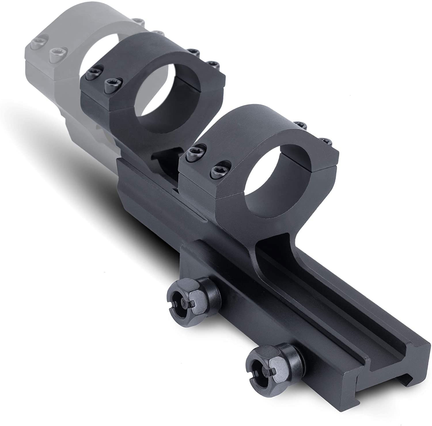 Monstrum Extended Series 30 MOA Offset Picatinny Scope Mount - 30mm Diameter For Long Range Rifle Scopes
