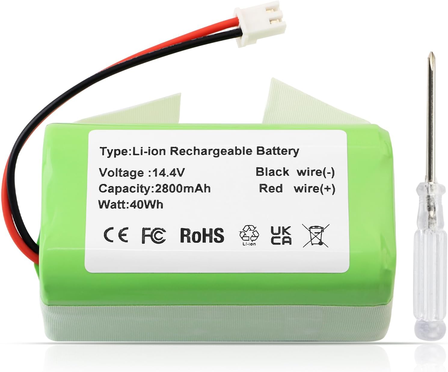 RVBAT850 RVBAT85003 Battery Replacement for Shark AI AV2501AE AV2501S RV2502AE AV2511AE RV2522 RV2522S RV25220AOUS RV2520A0US UR2505SR RV2502AECA RV2820AE UR2500SR UR2360S AV2510AOUS UR250BEOUS RV2610