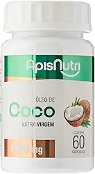 Óleo De Coco Extra Virgem 60 Caps, Apisnutri