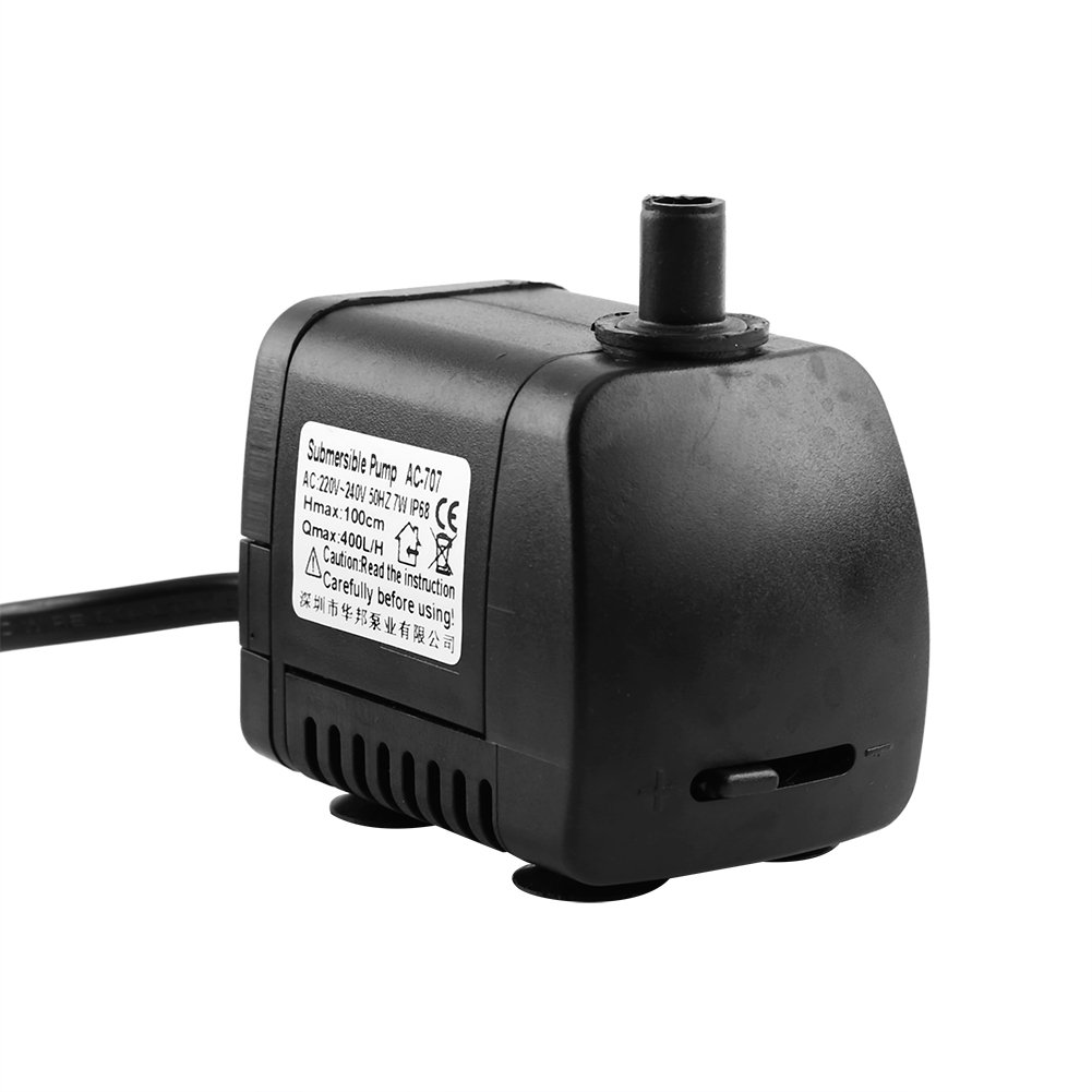 AT-707 Zatapialna pompa wodna, zatapialna pompa wodna Hydroponic do akwarium Ultra cicha fontanna ryba z przewodem zasilającym 57 nóg do akwarium staw rzeźba hydroponiq