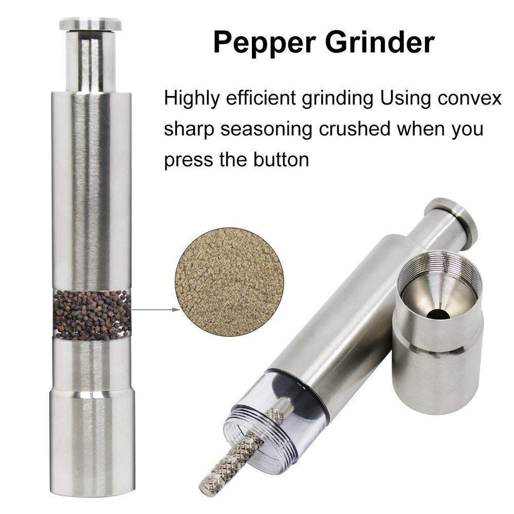 FnS Premium Salt & Pepper Grinder - 2-in-1 Design -2 FnS Premium Salt & Pepper Grinder - 2-in-1 Design -2