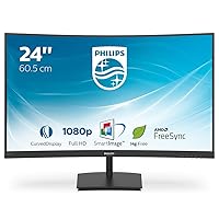 Philips 241E1SC 24" Monitor Curvo AMD Freesync 75 Hz LED VA FHD