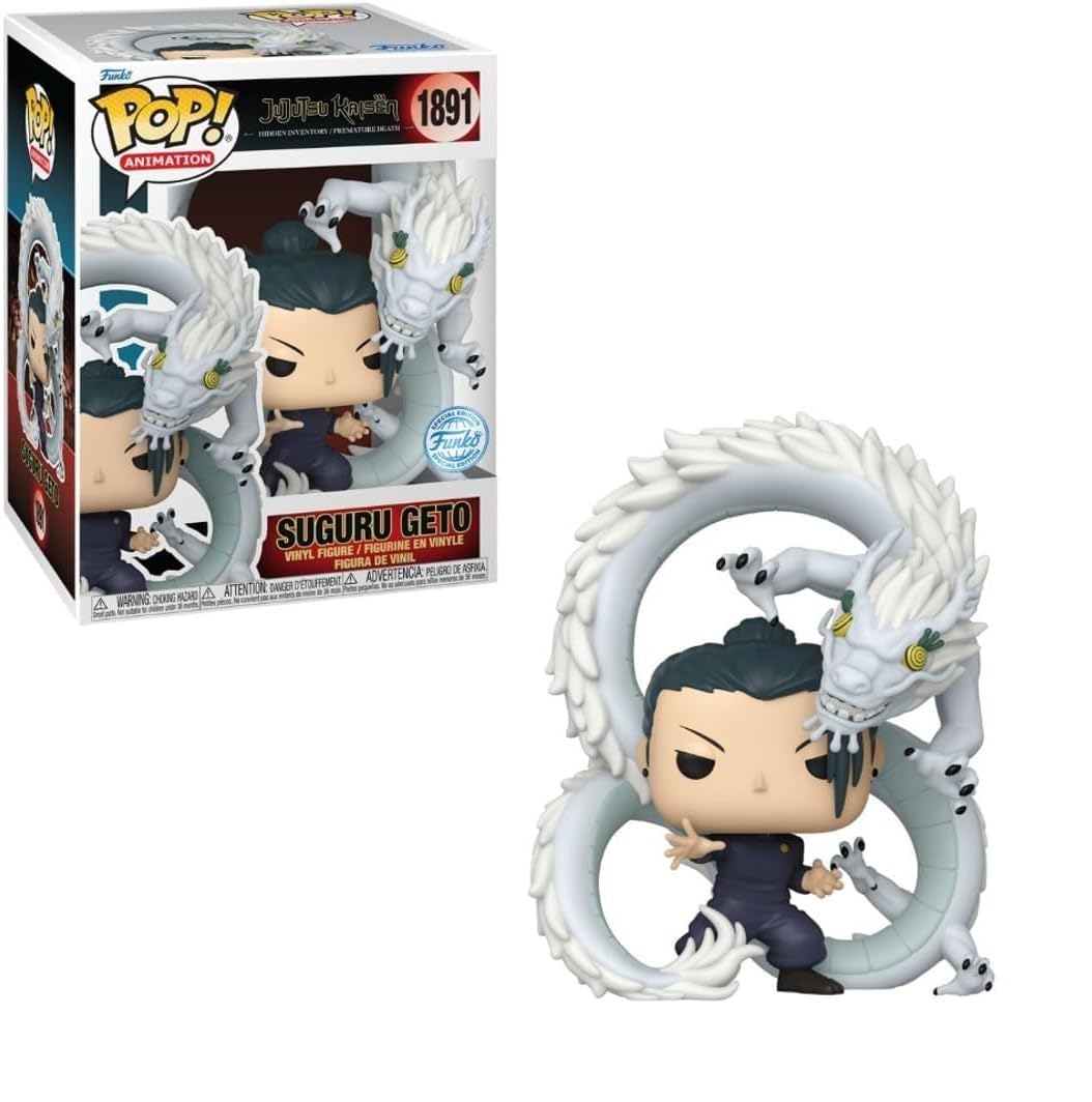 Amazon.com: Funko Jujutsu Kaisen Suguru Geto Exclusive Large Pop