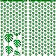 IHLOOTD Party Vorhang Grün, 2 Stück Vorhang Glitzer Party Grün, Glitzervorhang Lametta Grüner, Grünblatt Folien Vorhänge, Fransenvorhang Set, Tinsel Curtain Green für Tür Fenster, Wand, Hintergrund