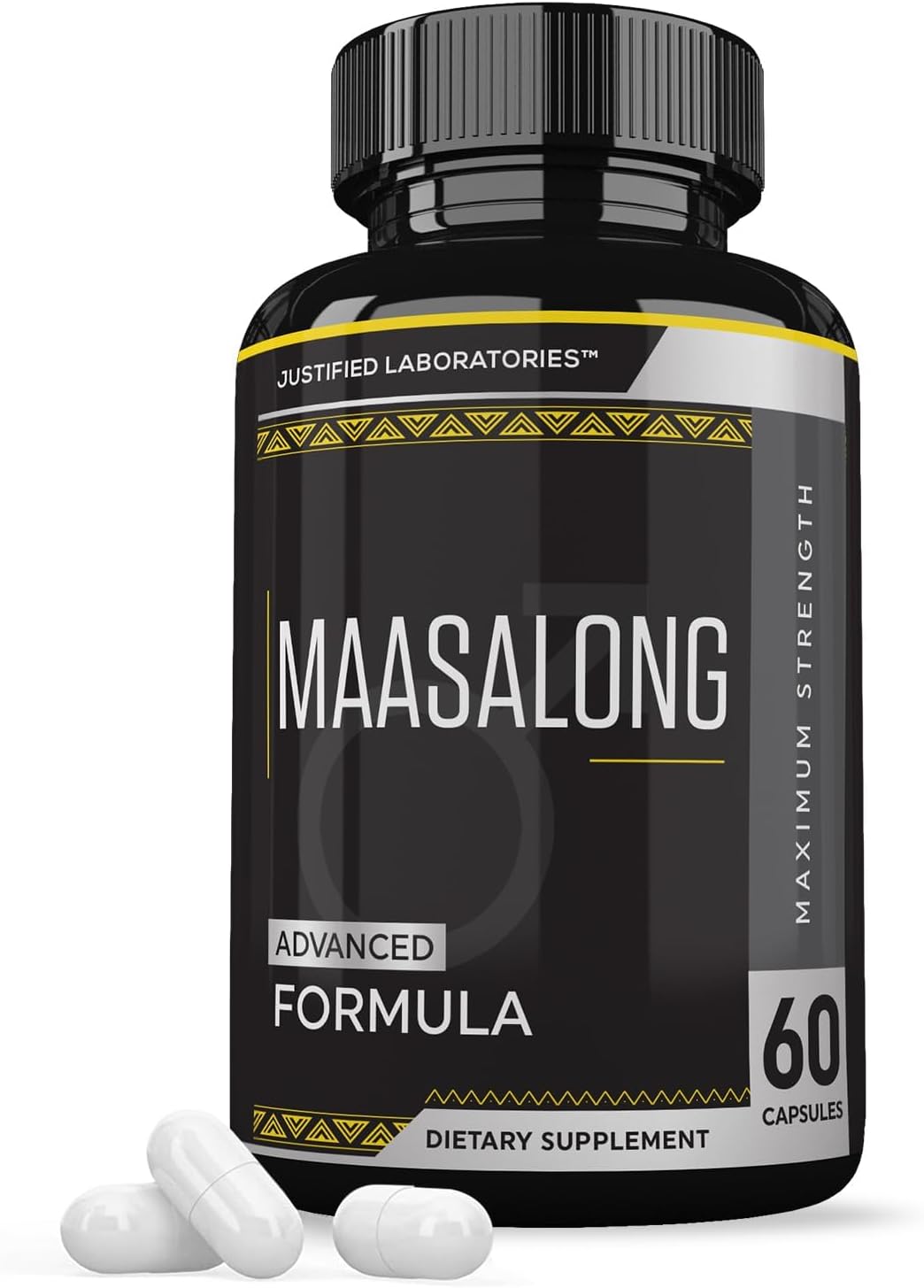 Justified Laboratories Maasalong Advanced Men's Health Masalong Formula 60 Capsules