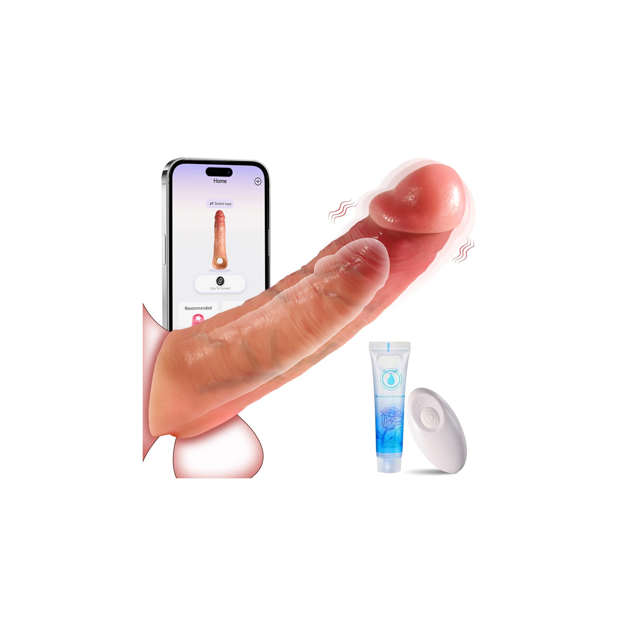 Penis Sleeve Sex Toys Vibrator - Male Sex Toys for Men Penis Extender Dildo Vibrating Cock Ring Sleeve