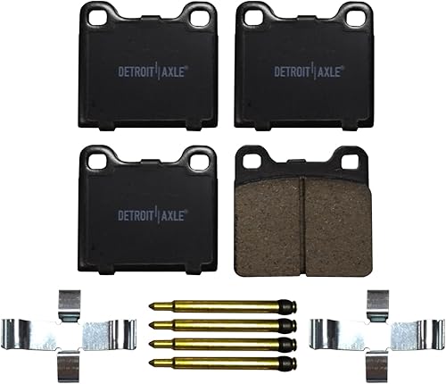 Miniatura 495 de Detroit Axle - Pastillas de Freno Delantero para Ford Fusion Lincoln MKZ Zephyr Mercury Milan Mazda 6, Pastillas de Freno Cerámica Reemplazo