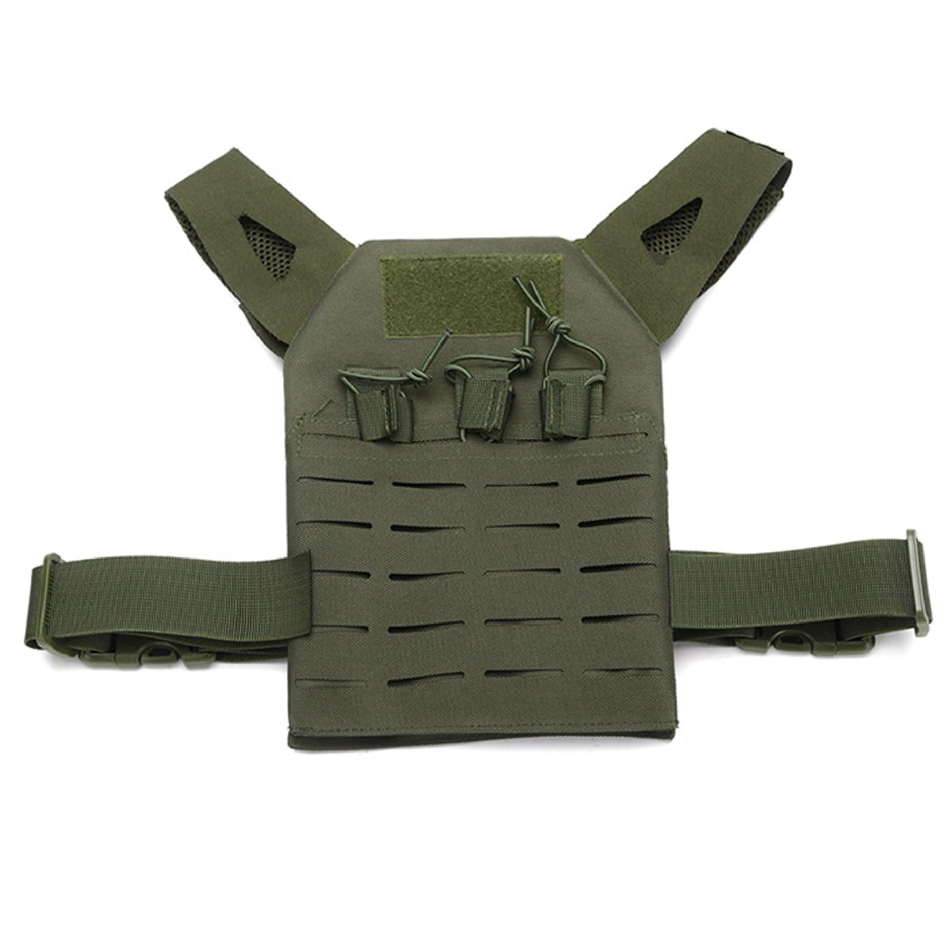Chaleco Airsoft para niños, chaleco militar ligero, transpirable y ajustable para niños, entrenamiento de Paintball, caza al aire libre