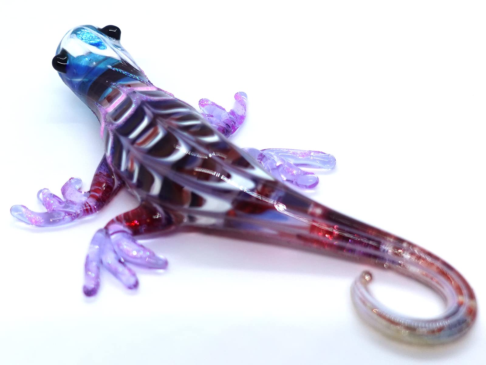 Amazon.co.jp: Sansukjai ヤモリ/トカゲの置物 動物 ハンドペイント